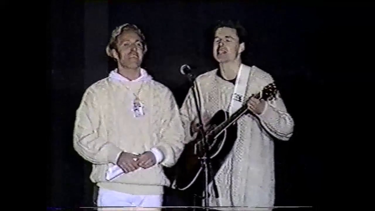 Stuart Adamson and Richard Jobson - Hogmanay, Glasgow, 1989