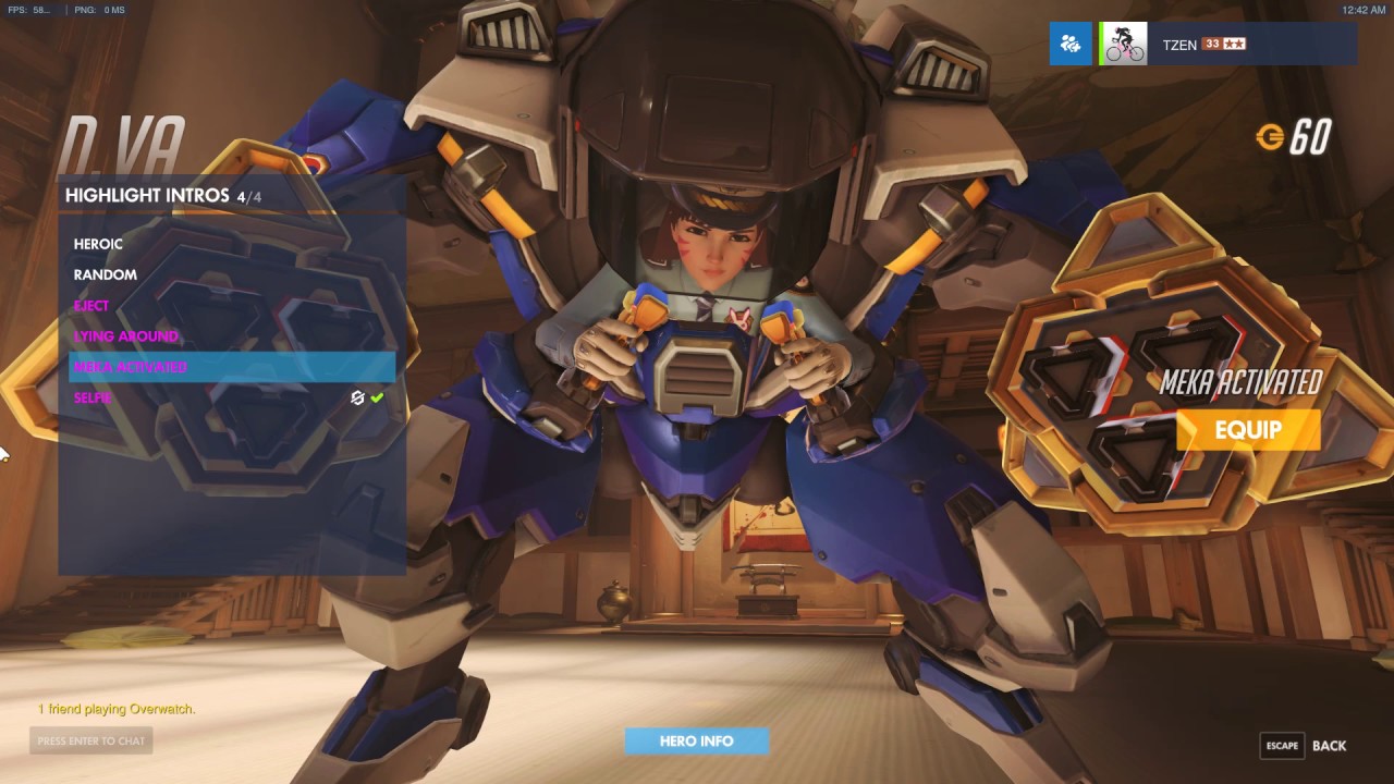 #Overwatch - D.Va Officer skin