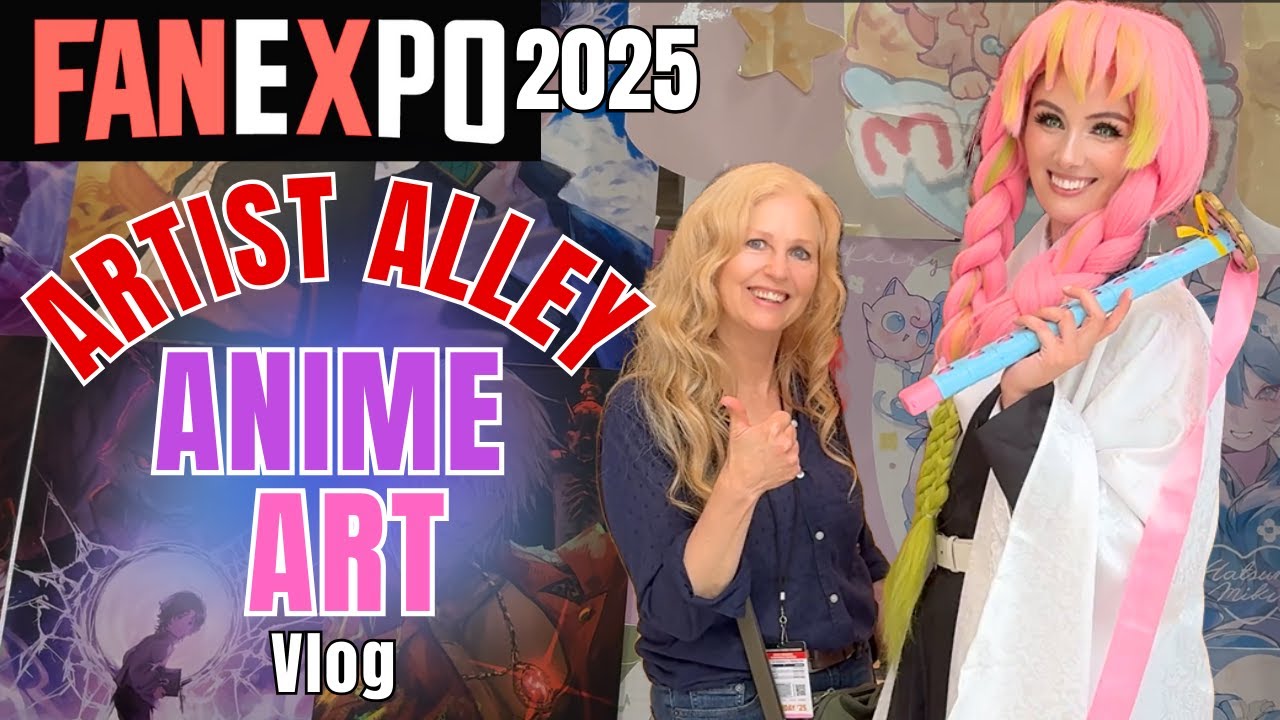 FAN EXPO TORONTO 2025 - Anime Art! Experience Artist Alley! #fanexpo 