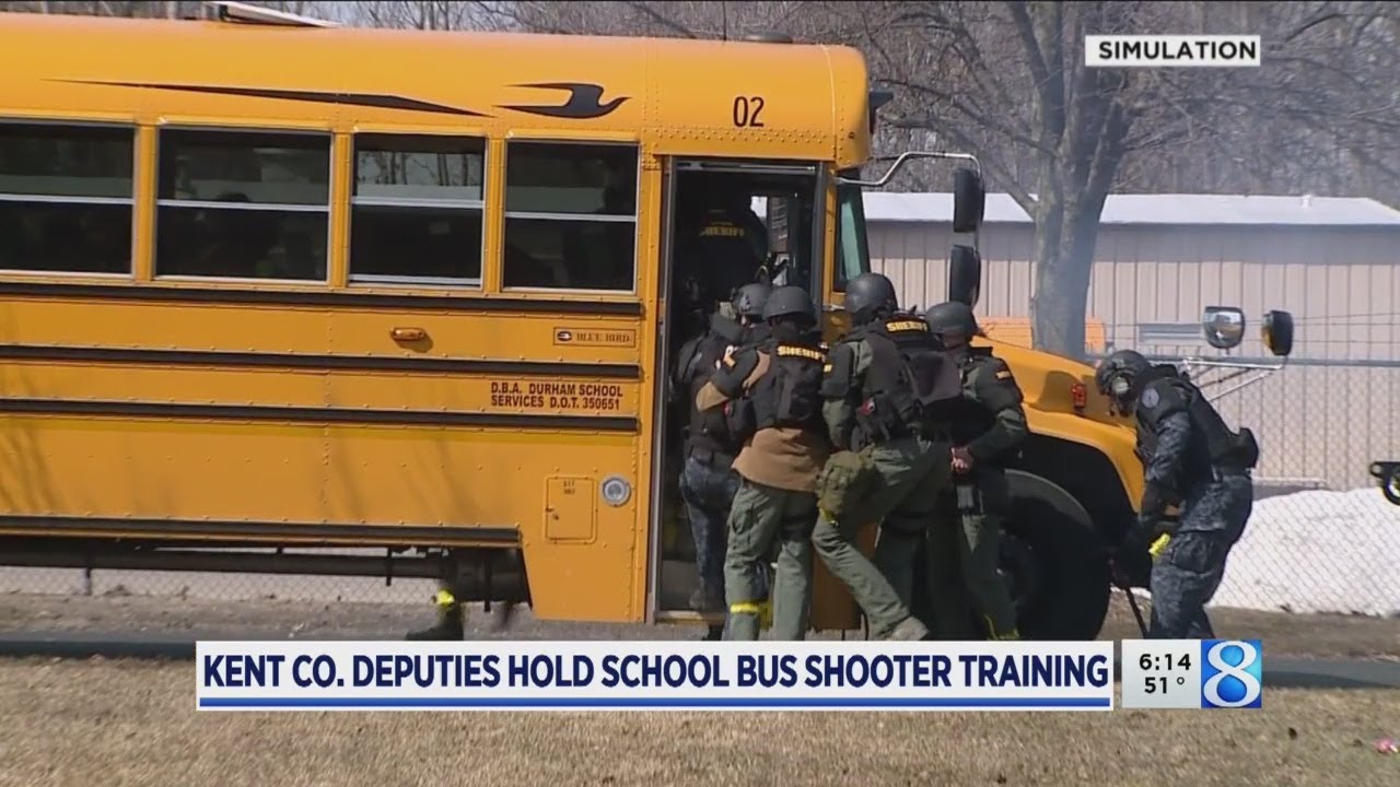 Area first: School bus active shooter training