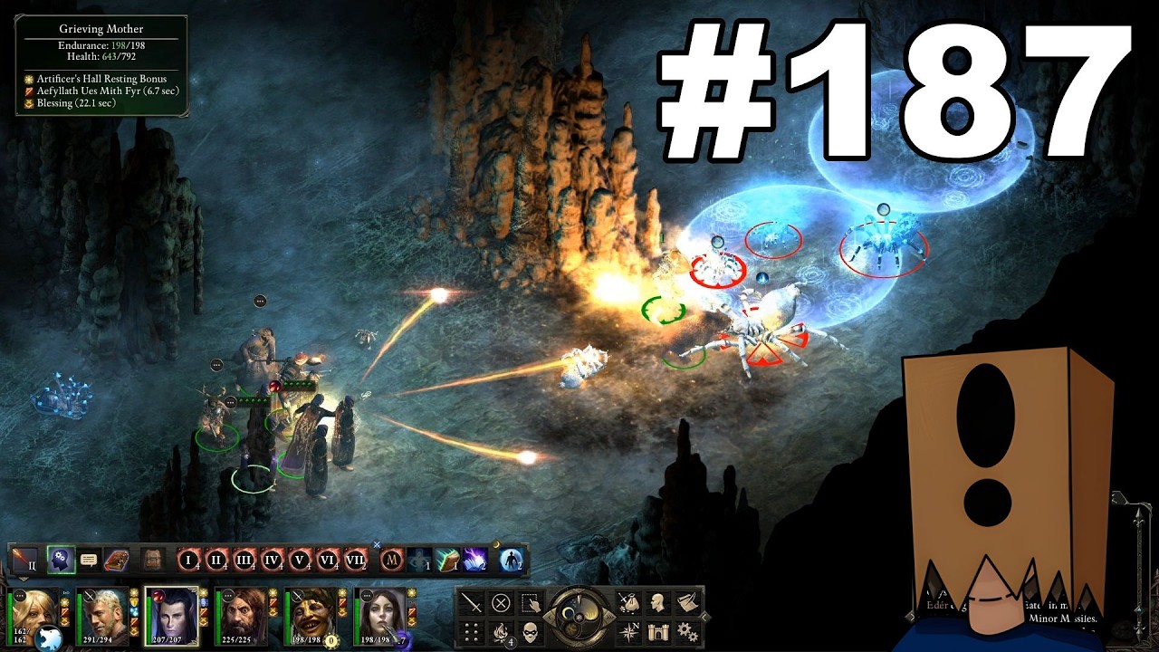 Let's Play Pillars of Eternity #187: Where there's Spiders...