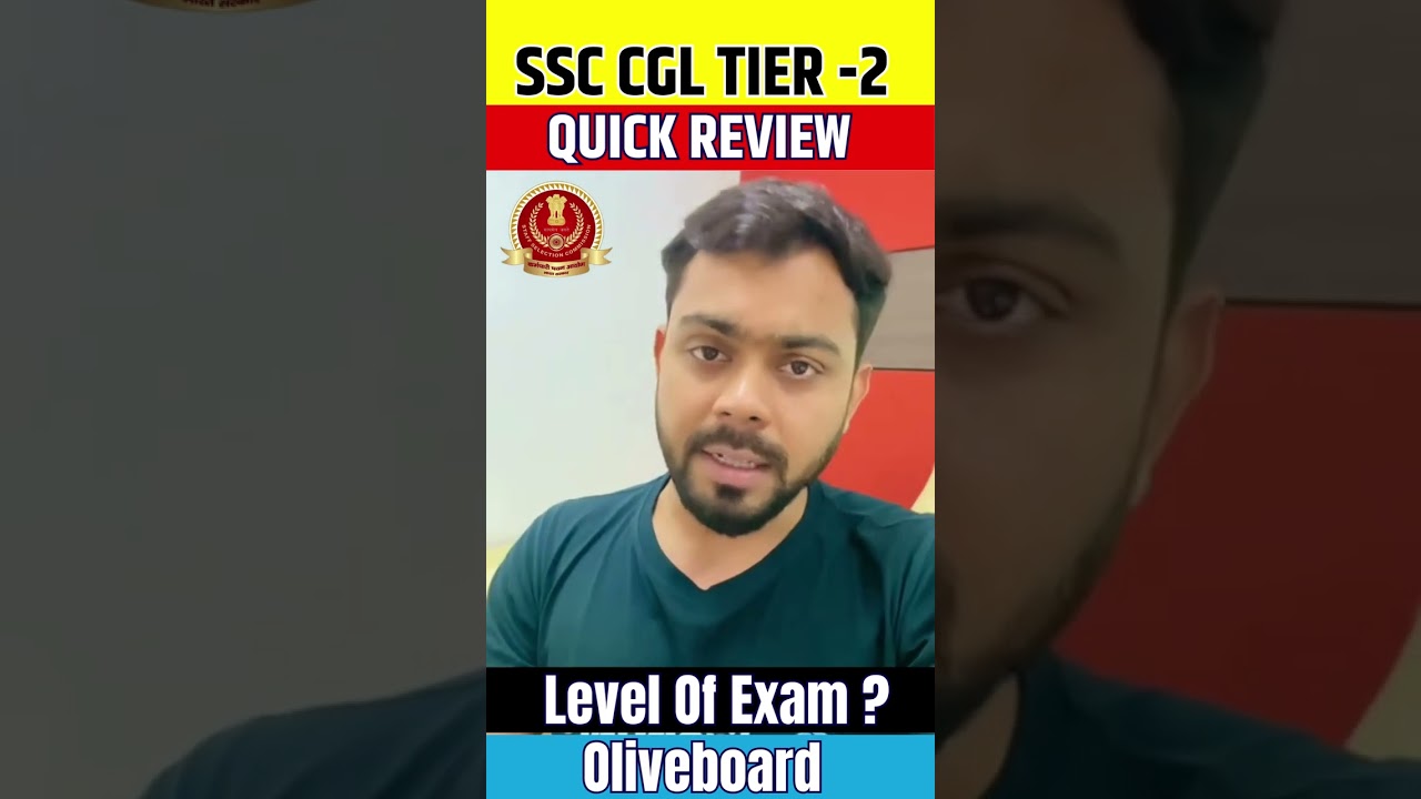 SSC CGL Tier-2 Quick Review | #oliveboardssc #shorts #ssc #ssccgl #ytshorts #sonusir
