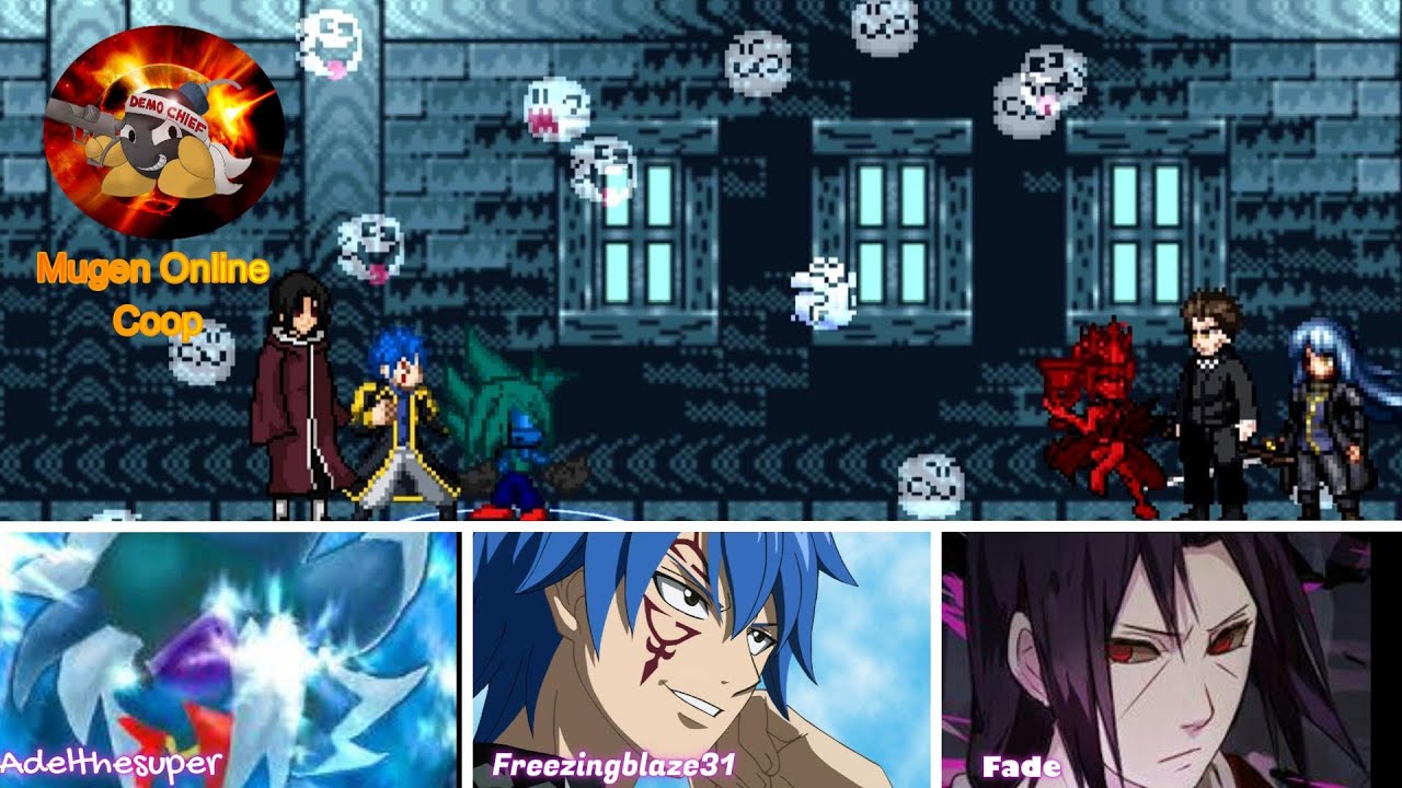 💣Mugen Online Coop: Vicious, Jellal, & itachi #mugenjus  (Downloads)😁