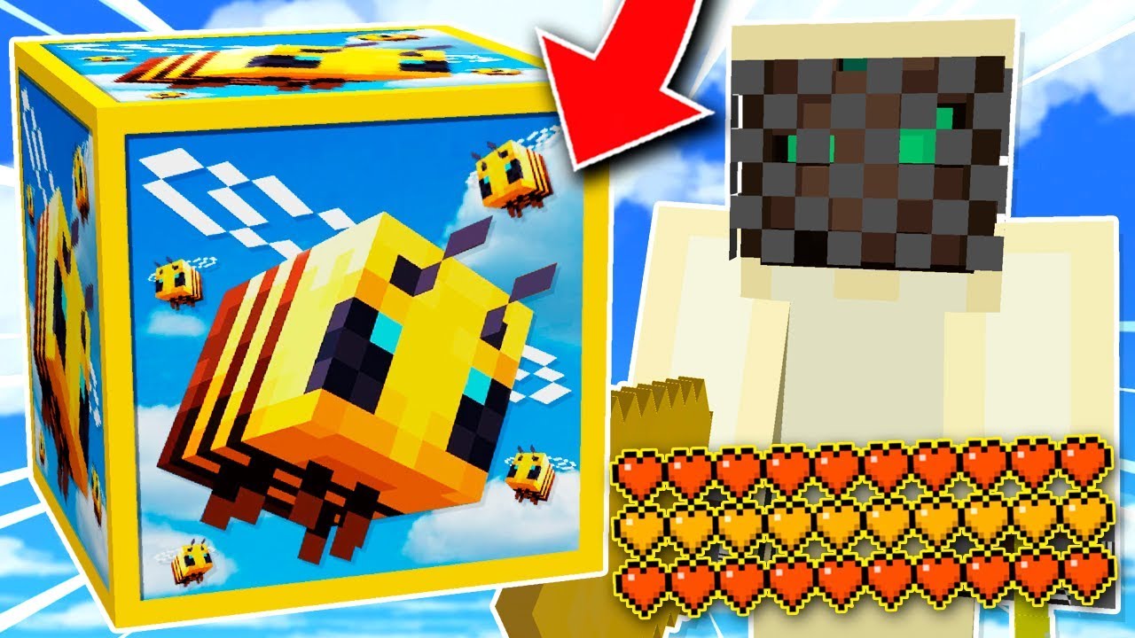 ¡NUEVOS LUCKY BLOCKS ABEJAS de MINECRAFT! 😱🐝 LUCKY BLOCKS MINECRAFT MOD