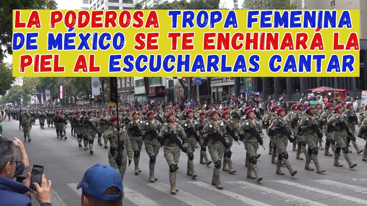 El DESFILE MILITAR Más IMPRESIONANTE de la HISTORIA 2024 | Mujeres en la TROPA ARMADA MEXICANA
