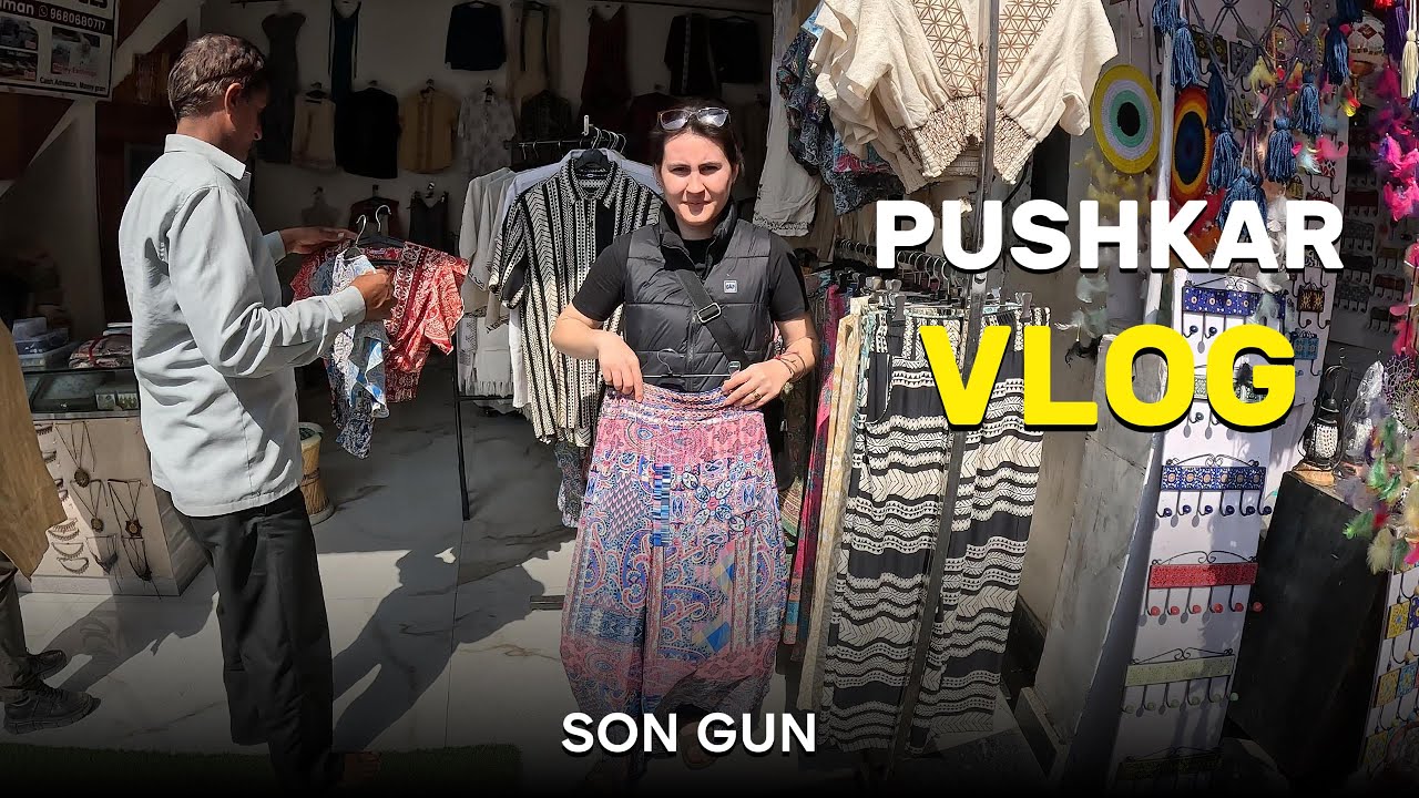 Pushkar Sokaklarında son gün 🤗 Renkli ve Ruhani Bir Şehir 🇮🇳 Pushkar Vlog: Last Day Adventures!