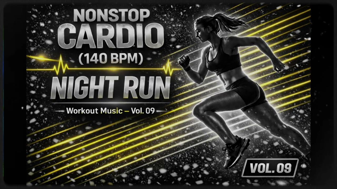 NONSTOP CARDIO (140 BPM) | NIGHT RUN Workout Music — Vol. 09