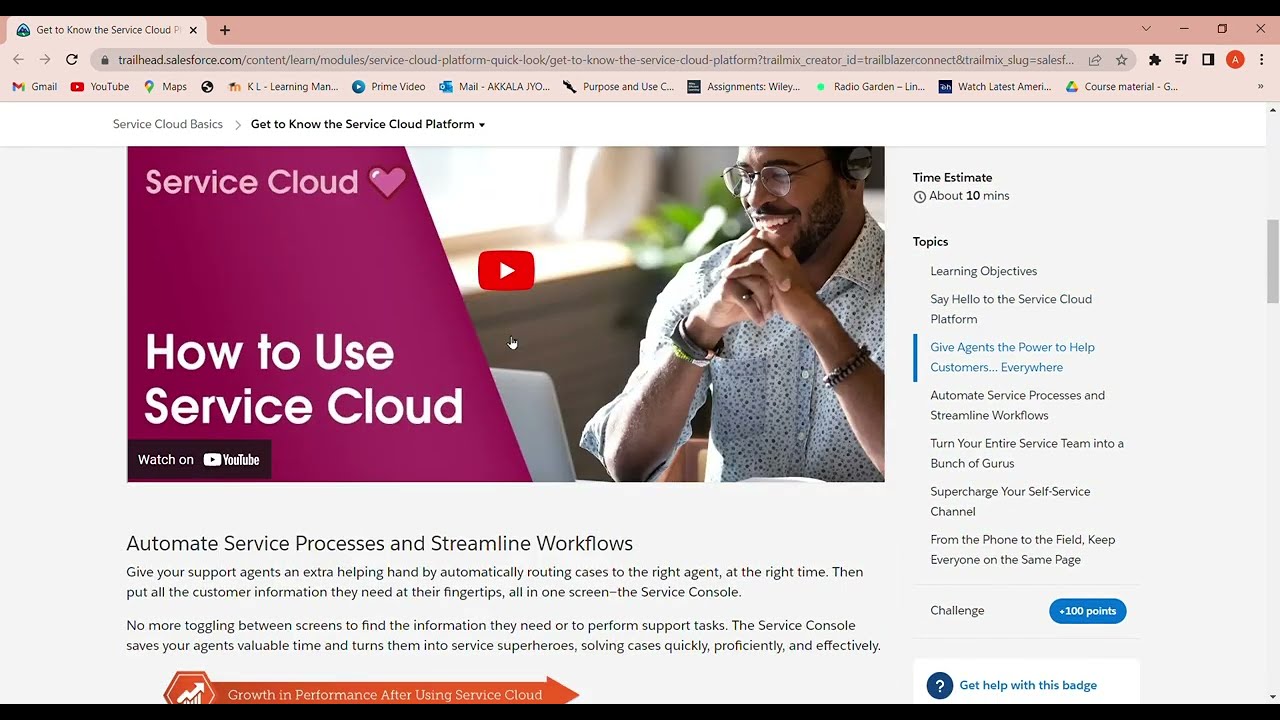 Get to Know the Service Cloud Platform Unit   Salesforce Trailhead