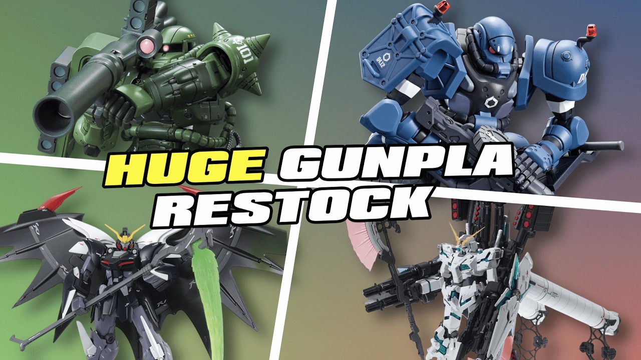 Пополнение запасов Gundam! Origin и Police Zaku, MG Deathscythe Hell.