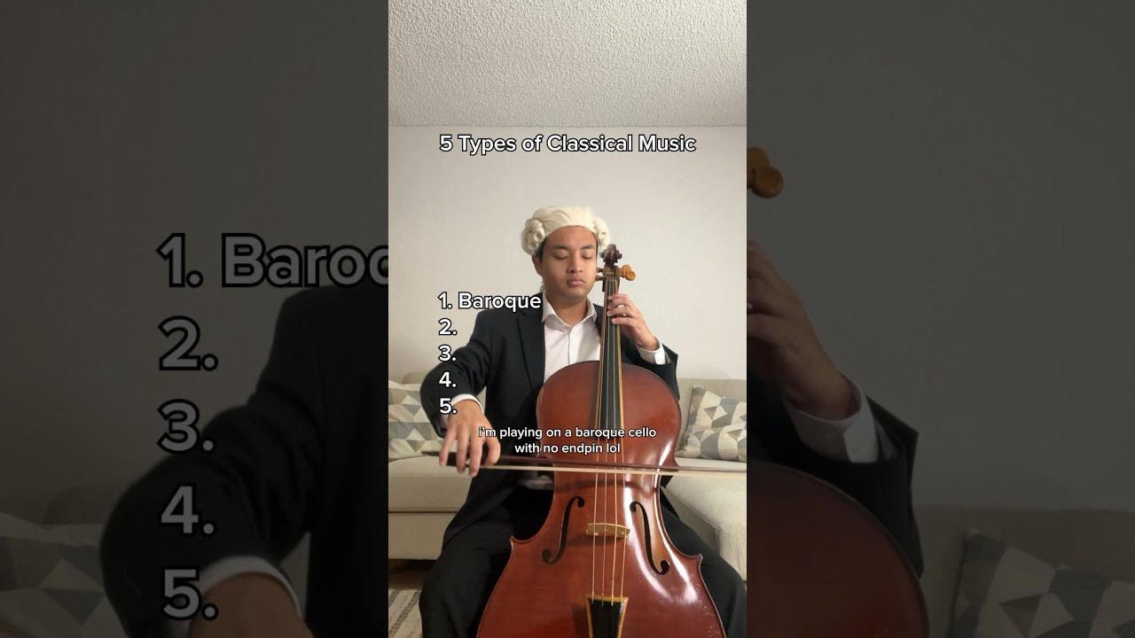 5 types of classical music #cello