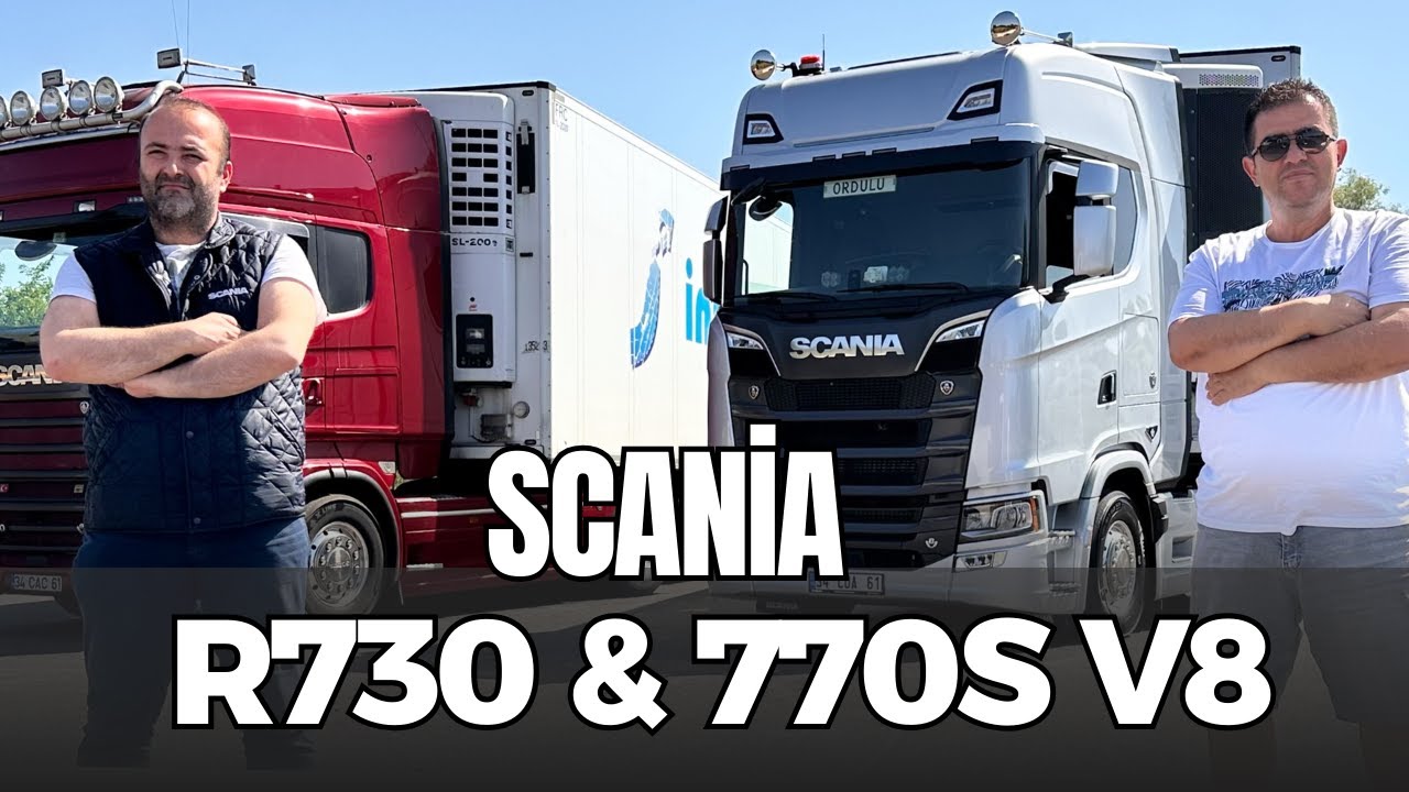 Doğuştan Scania'cılar V8'i Anlattı | Scania  770S R730 V8