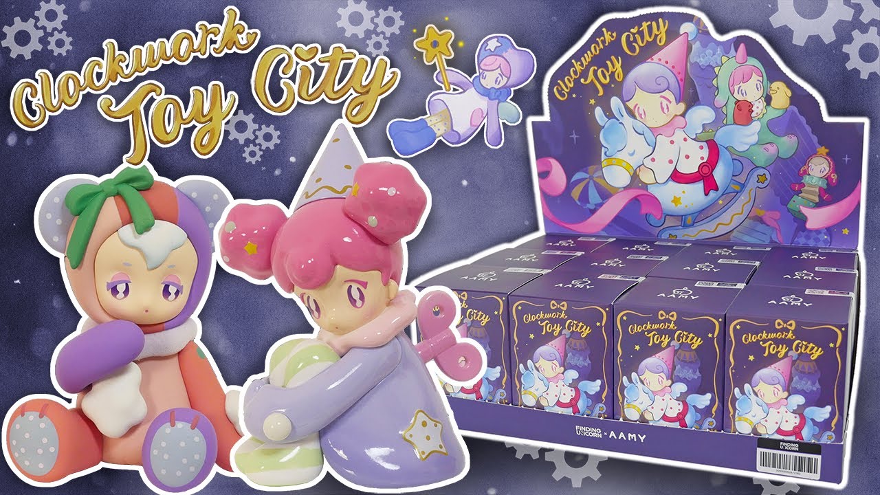 FINDING UNICORN AAMY Clockwork Toy City Blind Box Unboxing FULL SET