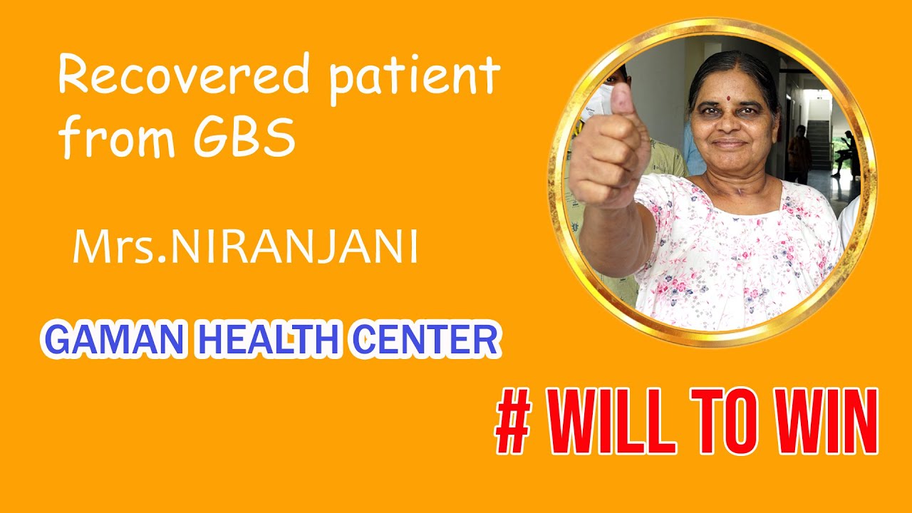 Recovered patient from GBS/ Niranjani/gaman health center