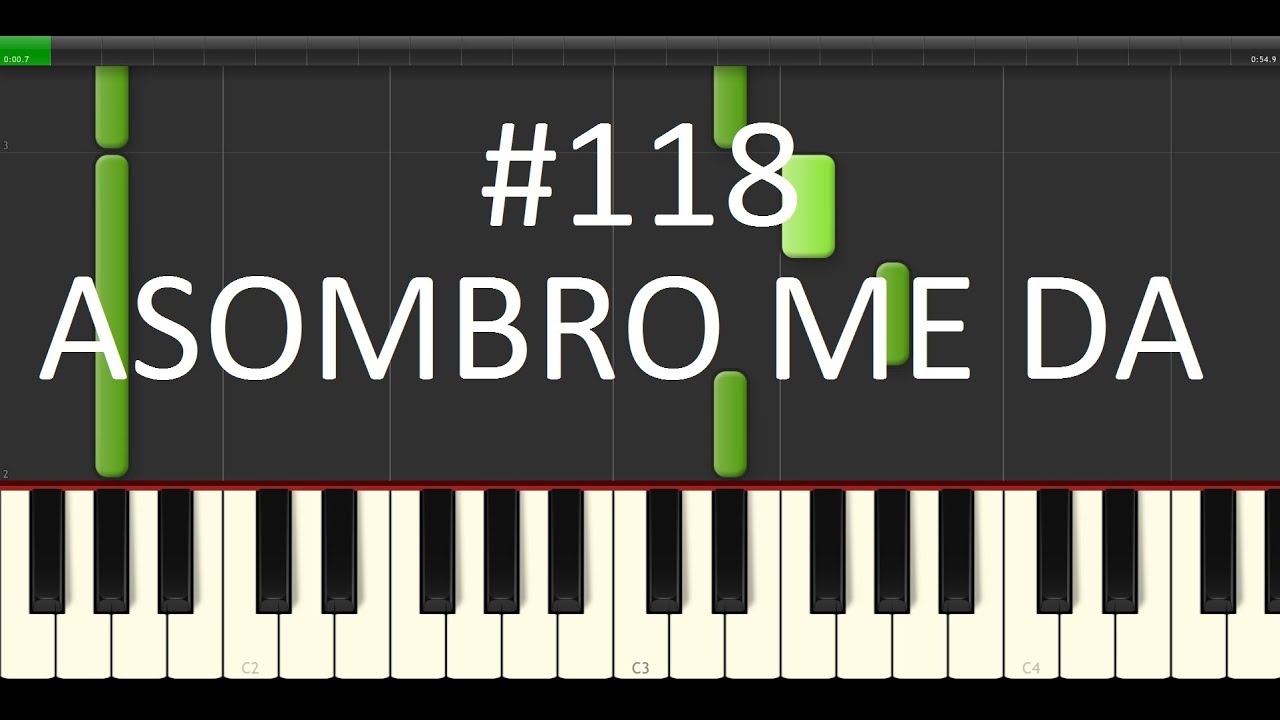 #118 asombro me da EASY piano tutorial