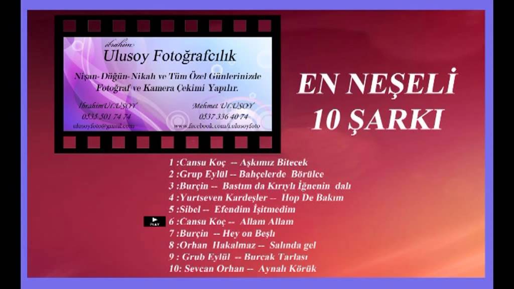 en neşeli  10 şarkı