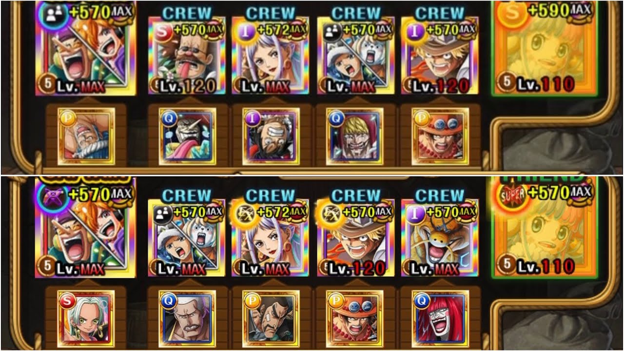 [OPTC] Kizuna vs. Shirahoshi & Mansherry 10* - High damage Teams for every Color with Atlas FC (30+)