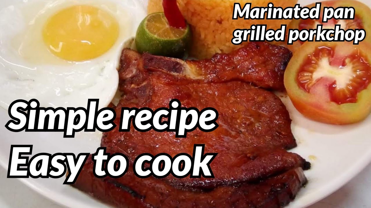 SIMPLE RECIPE, EASY TO COOK (marinated grilled porkchop) RMB cooking ideas
