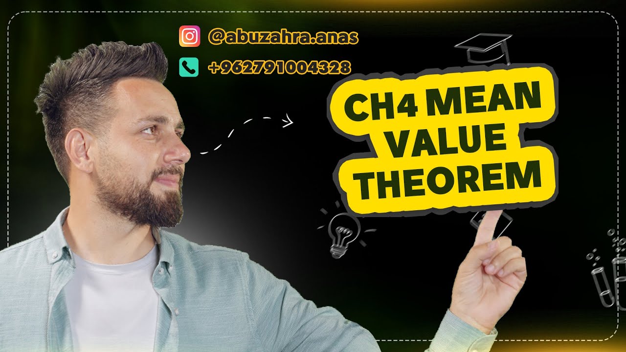 Calculus 2024 - Ch4 Mean Value Theorem