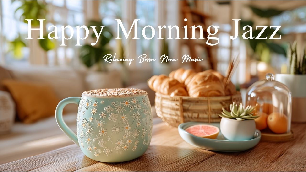 Positive & Chill Coffee Shop Ambience | Sweet Bossa Nova Jazz to Listen While You Work