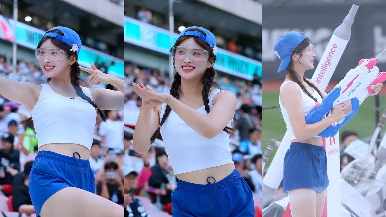“장꾸미 폭발🔥 오늘도 워터페스티벌 스타트!” 김정원 치어리더의 선발소개 타임