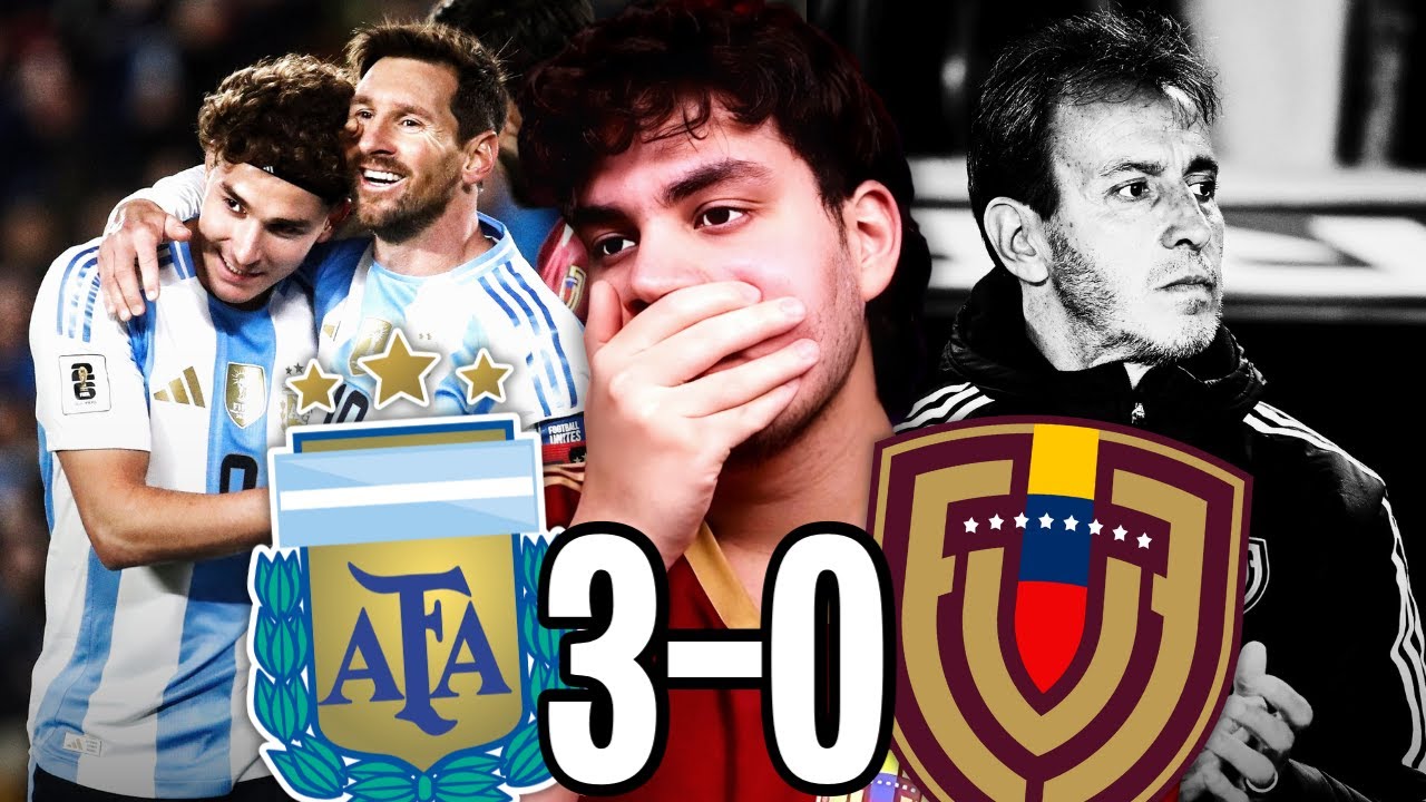 ARGENTINA HUMILLA 3-0 A VENEZUELA, ¿ADIÓS AL MUNDIAL?