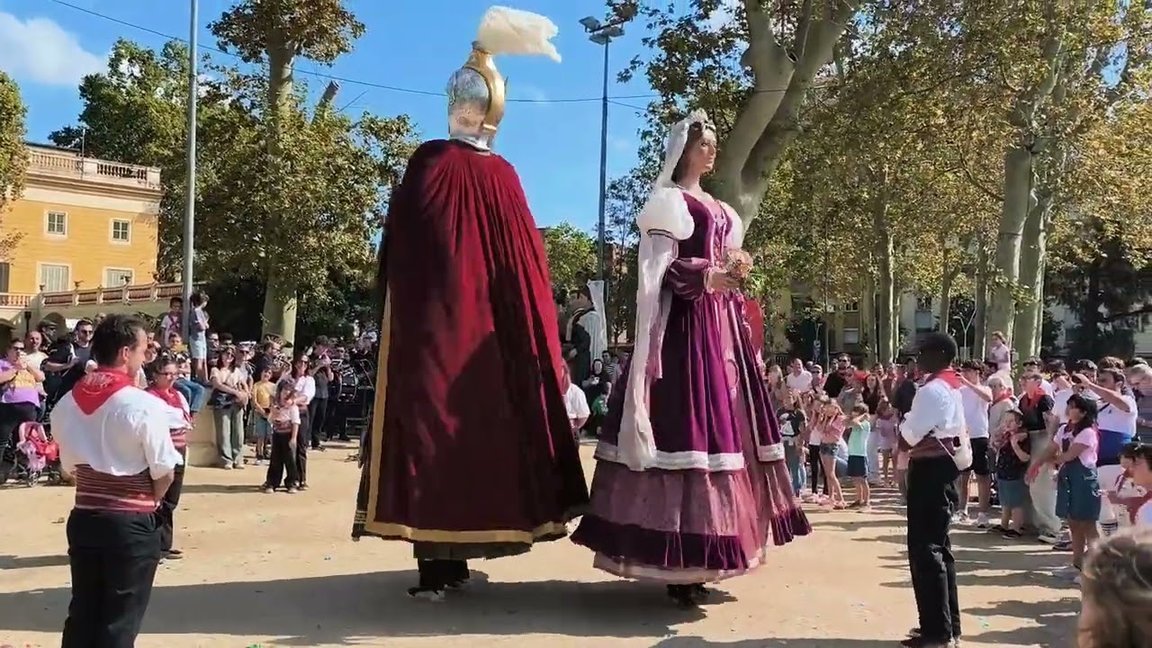 Ball del Gegants de Sant Feliu de Llobregat a la 39a Trobada 