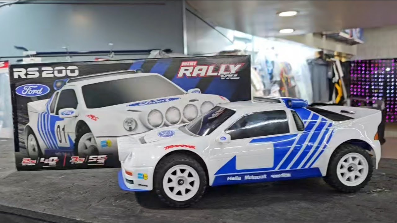 Мини-ралли-кар TRAXXAS Ford RS200 VXL