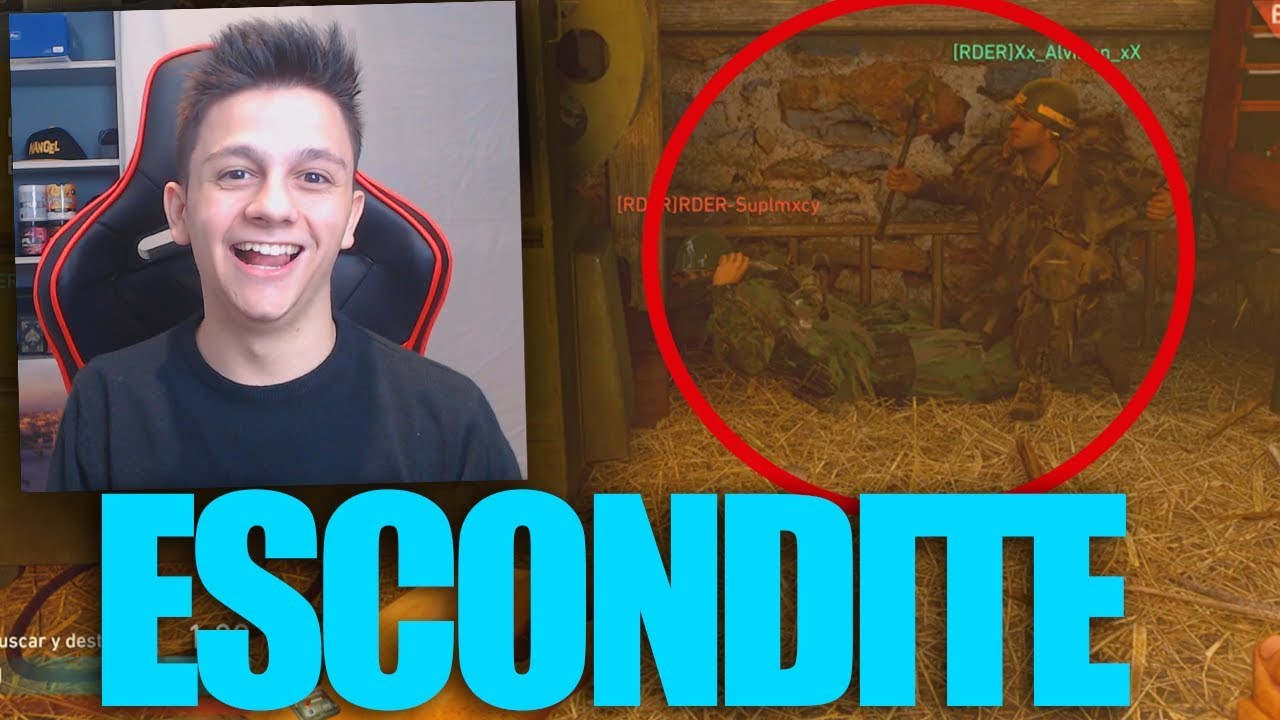 EL ESCONDITE EN COD WW2! - Minijuego Call of Duty [Ampeterby7]