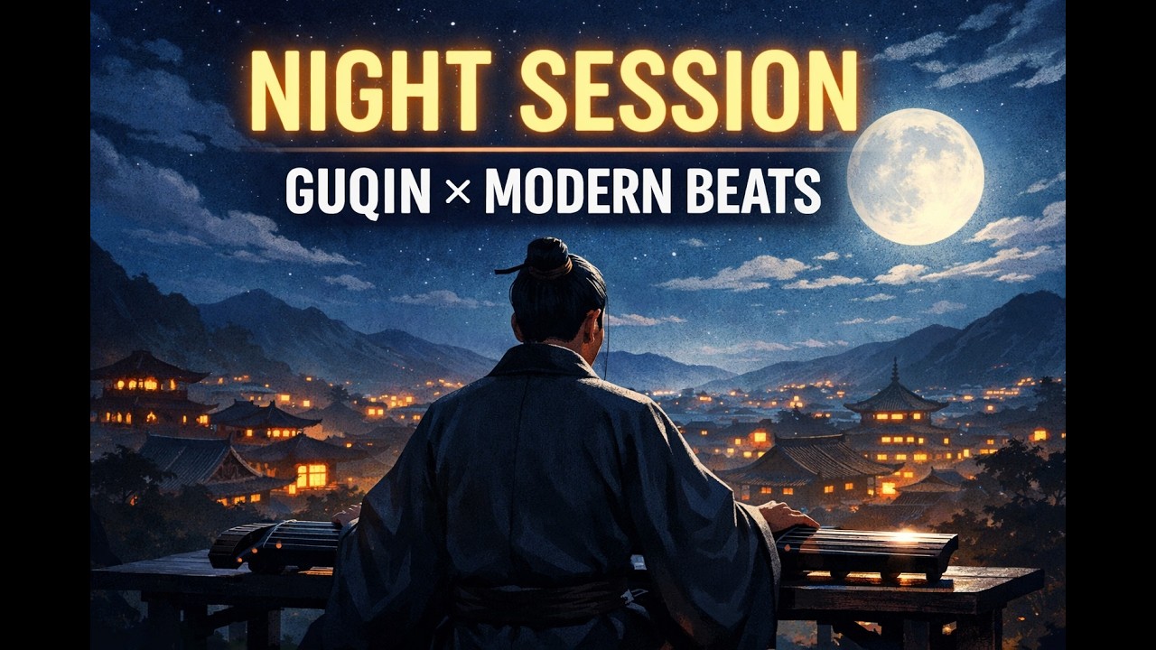 Moonlit Guqin × Modern Beats — 20 Minute Night Session