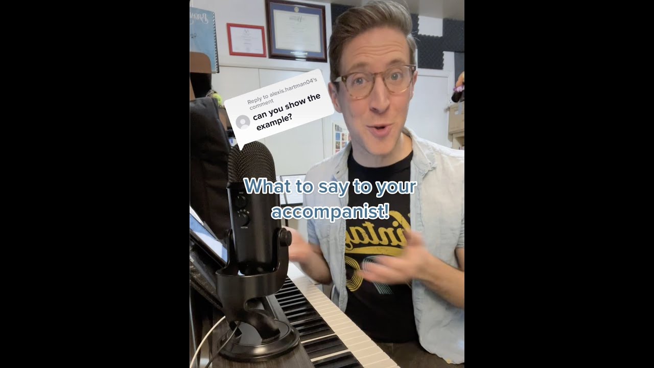 What To Say To Your Audition Accompanist! Part 2!