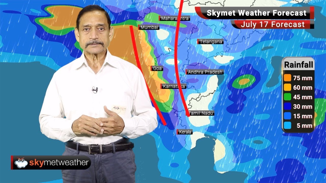 Subdued Monsoon Activity over North India and Central parts. Heavy Rainfall over Karnataka Telangana