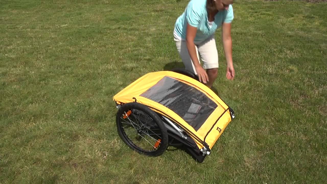 Folding & Unfolding Burley Bee Trailer