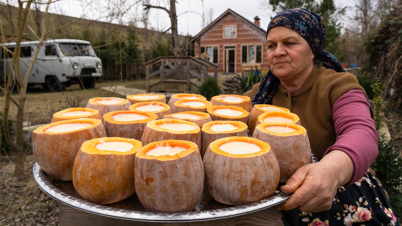 Запечённый Тыквенно-Молочный Десерт — Старый Деревенский Рецепт 🎃🥛✨🔥🍮