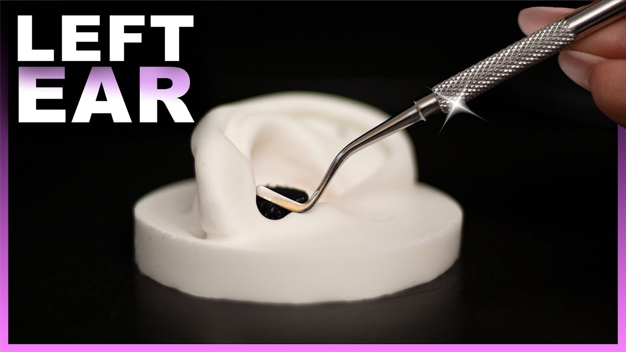 ASMR Left Ear Cleaning Only (No Talking) 1 hour Intense Sleep