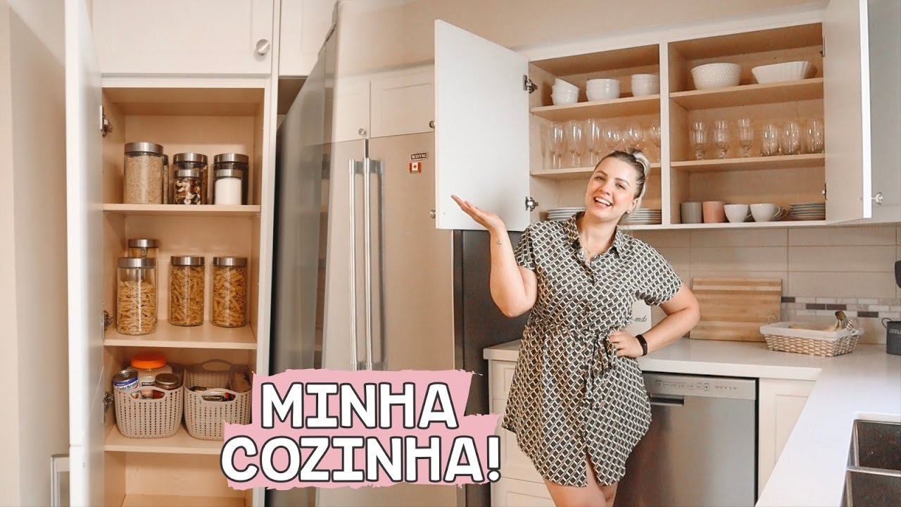 ORGANIZANDO A DESPENSA & TOUR PELA COZINHA NO CANADÁ