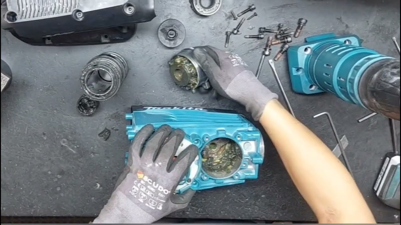 Makita Demolition Hammer HM1214C DIY Diagnose Disassemble and Assemble