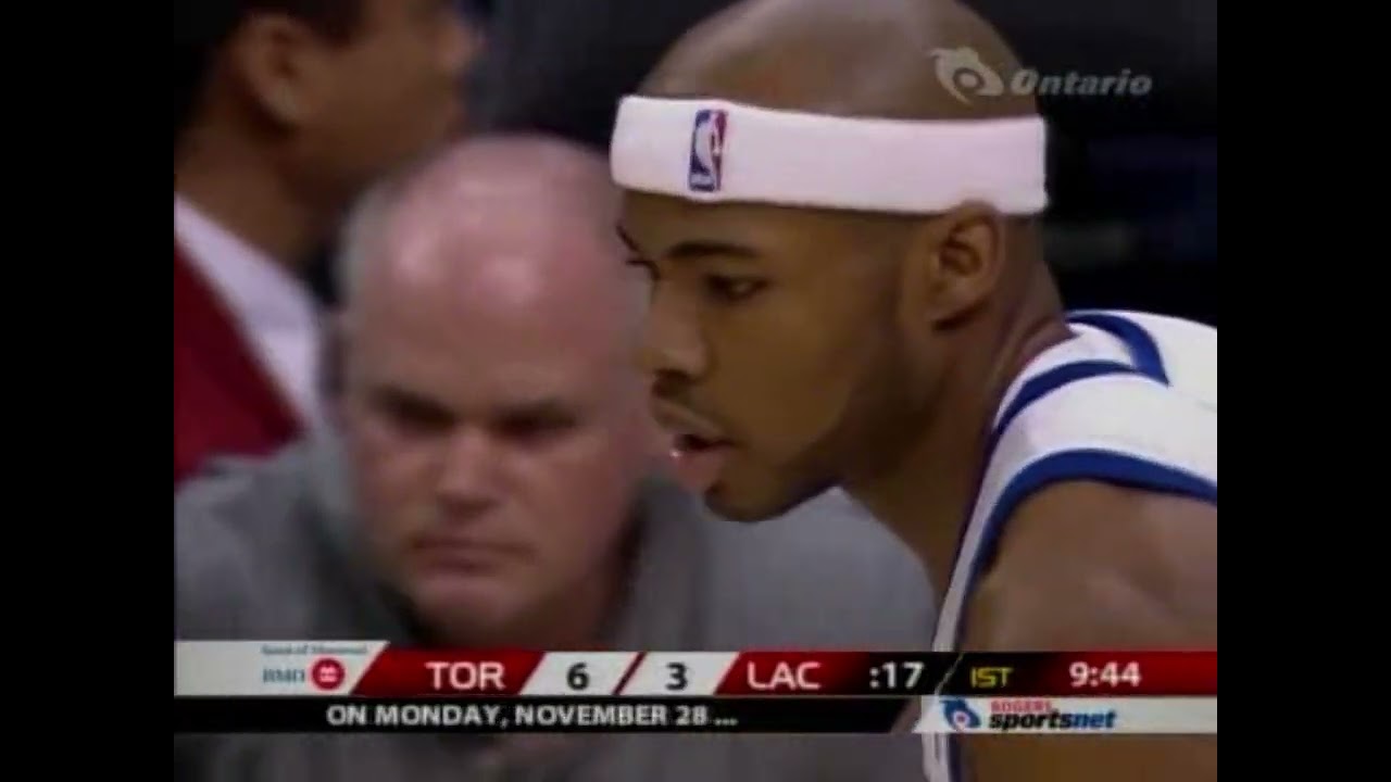2006 NBA Season Toronto Raptors @ Los Angeles Clippers - 2005/11/23 (Brand21p13r6b; Bosh24p9r)