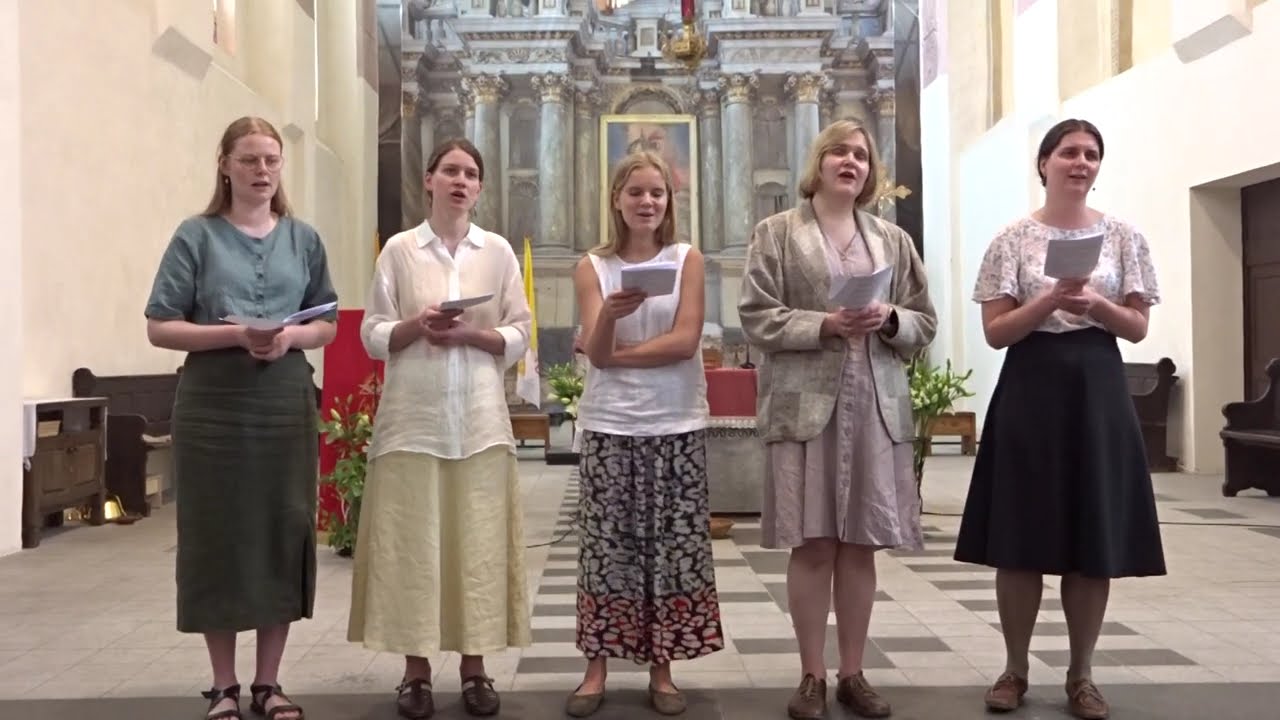 Marija skaisčiausia Marija. Kantičkinių giedotojų ansamblis BROMOS. Kaunas 2025 06 08