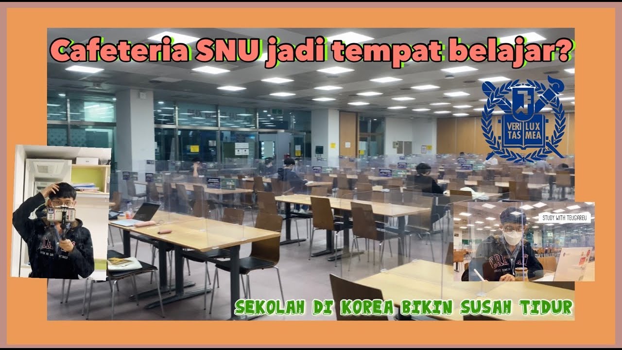 Belajar sampai subuh di cafeteria Seoul National University (+Sahur) | Student Vlog 2021