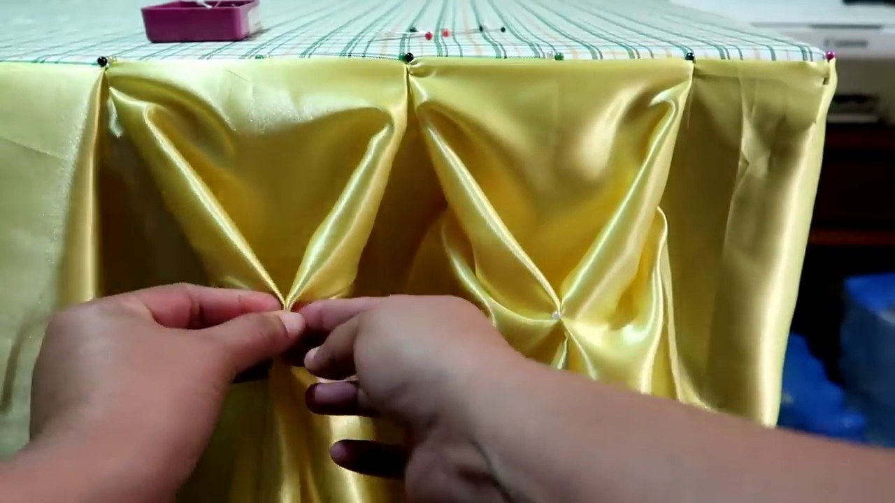 Table Skirting / Box Pleat with Simple Design