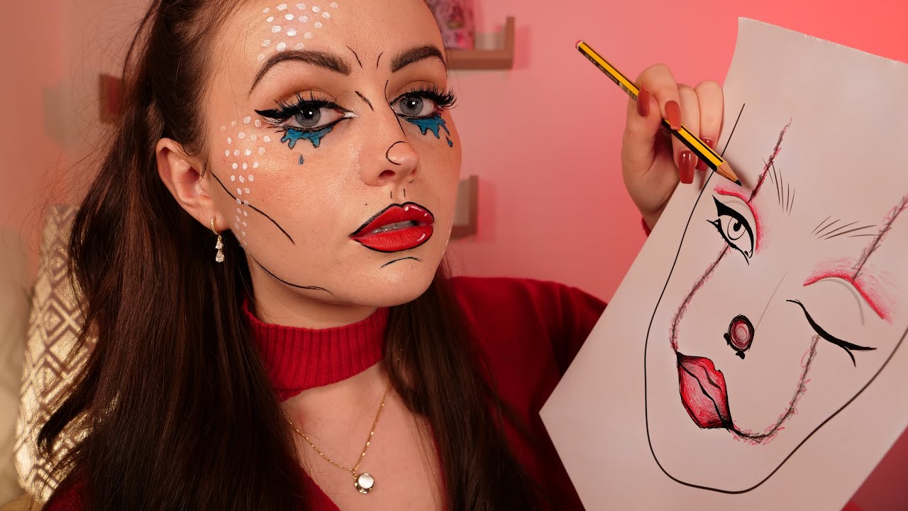 ASMR Sketching Your Halloween Makeup 🎃