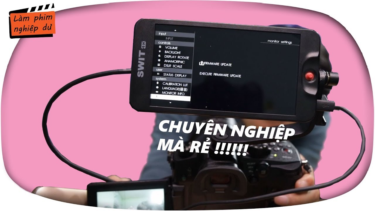Field monitor chuy&ecirc;n nghiệp m&agrave; rẻ ✅ SWIT CM-55C