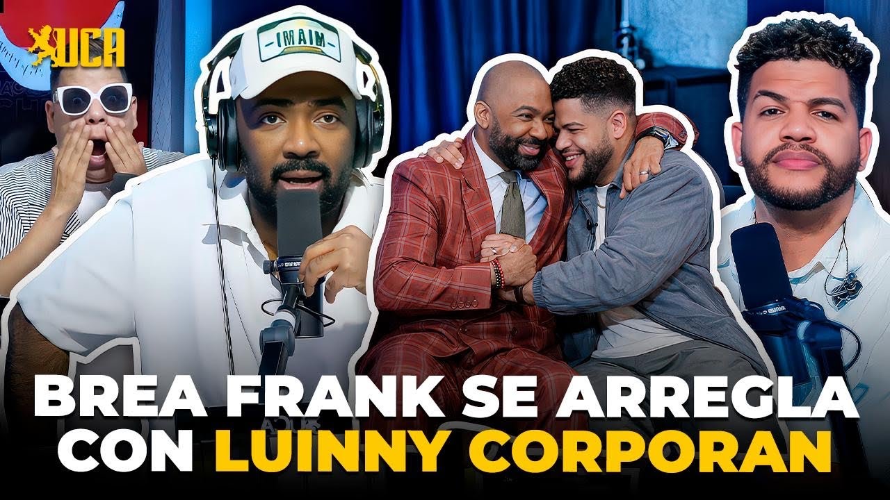 EN VIVO BREA FRANK ABRAZA A LUINNY CORPOR&Aacute;N