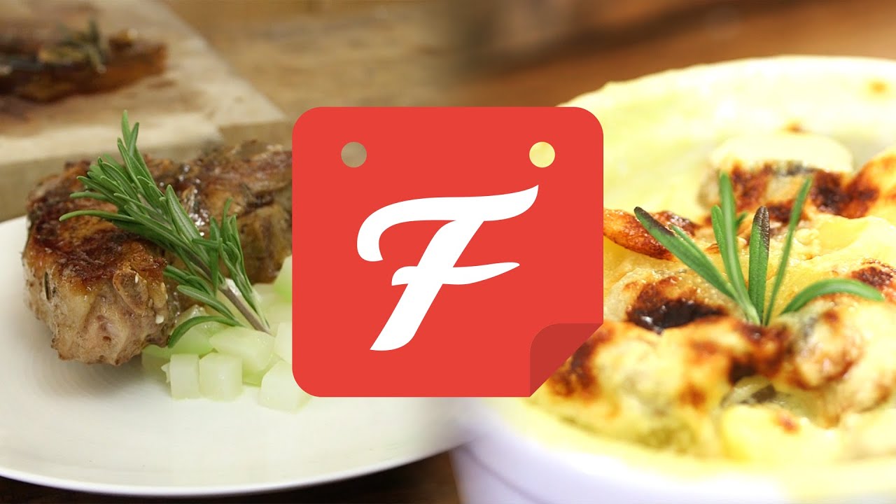 Krämig potatisgratäng med smarriga kalvkotletter | Fredagskocken