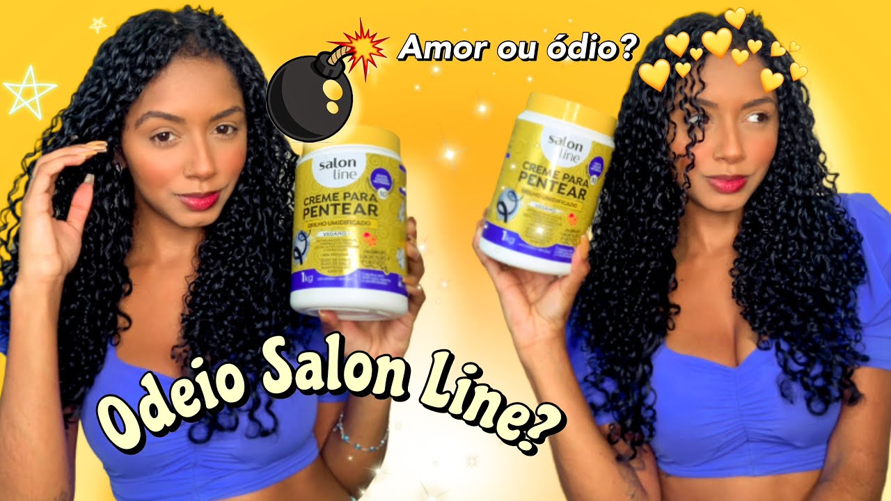 USEI O CREME UMIDIFICADOR DA SALON LINE *paguei língua* | Fabíola Costa