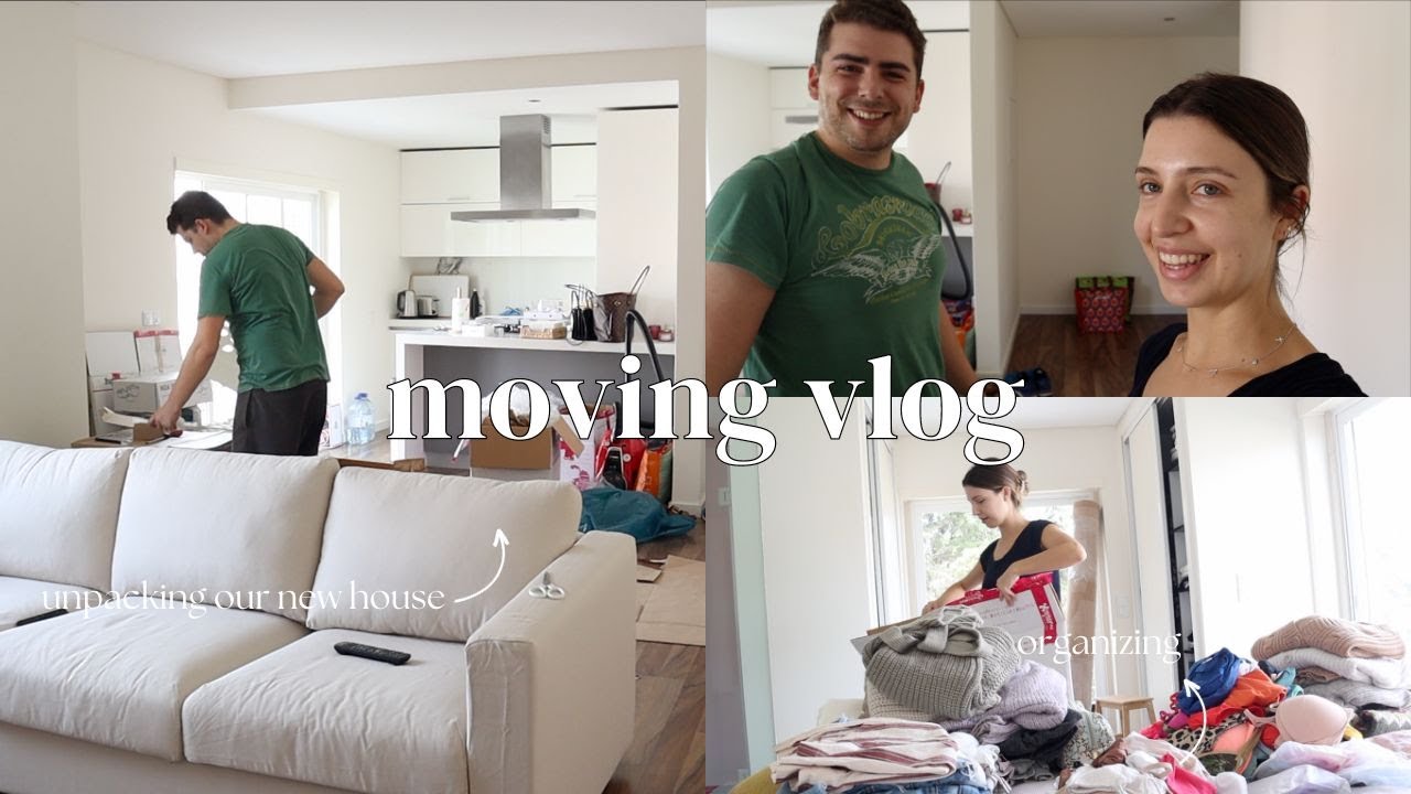MOVING VLOG: finalmente vamos viver juntos, primeiros dias das mudanças | Inês Sofia