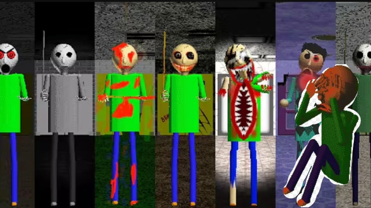 Jugaré los juegos más terrorificos de baldi's basics 😱