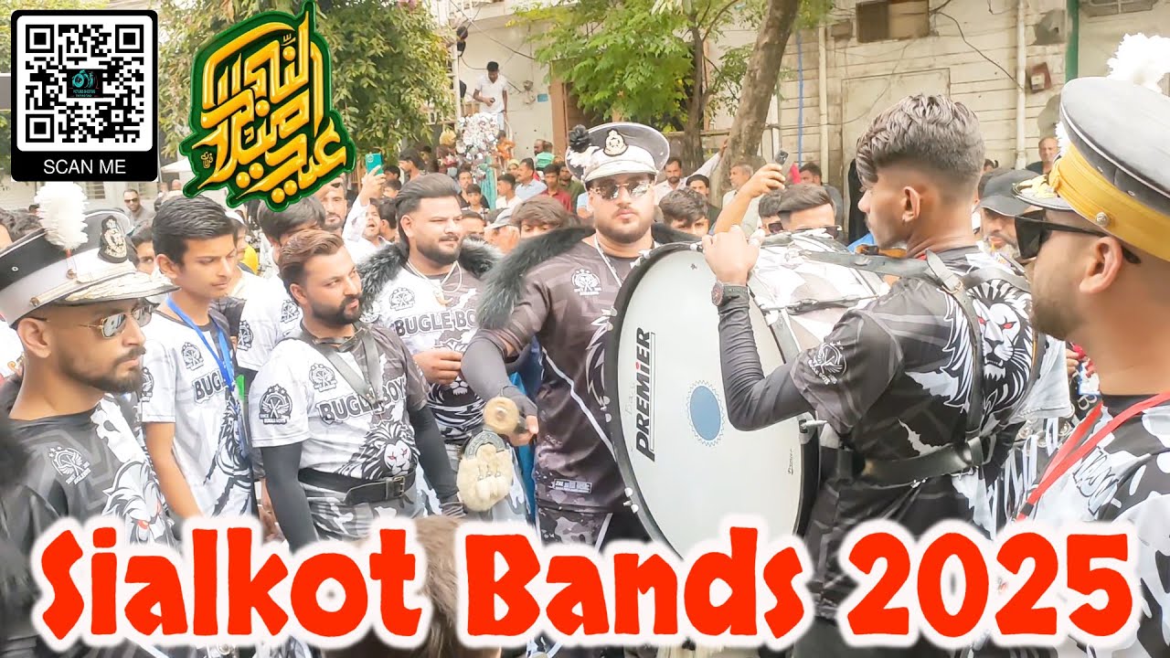 Eid Milad-un-Nabi ﷺ Celebration | 12 Rabi ul Awal 2025 | Bands & Devotion in Sialkot
