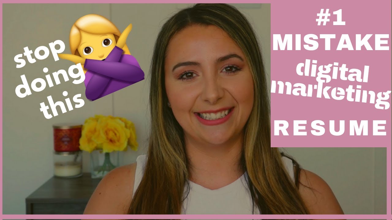 #1 MISTAKE YOU'RE MAKING ON YOUR DIGITAL MARKETING RESUME