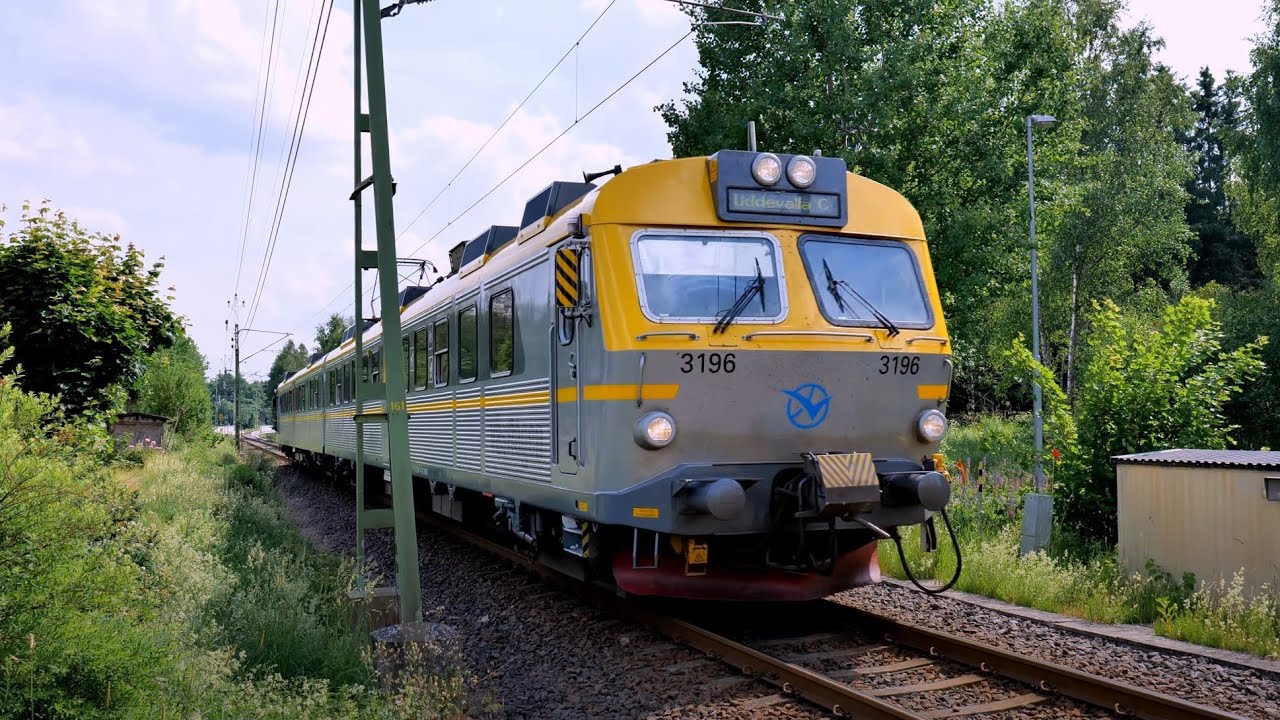 Tåg i Herrljunga - Juni 2023 - 4k60